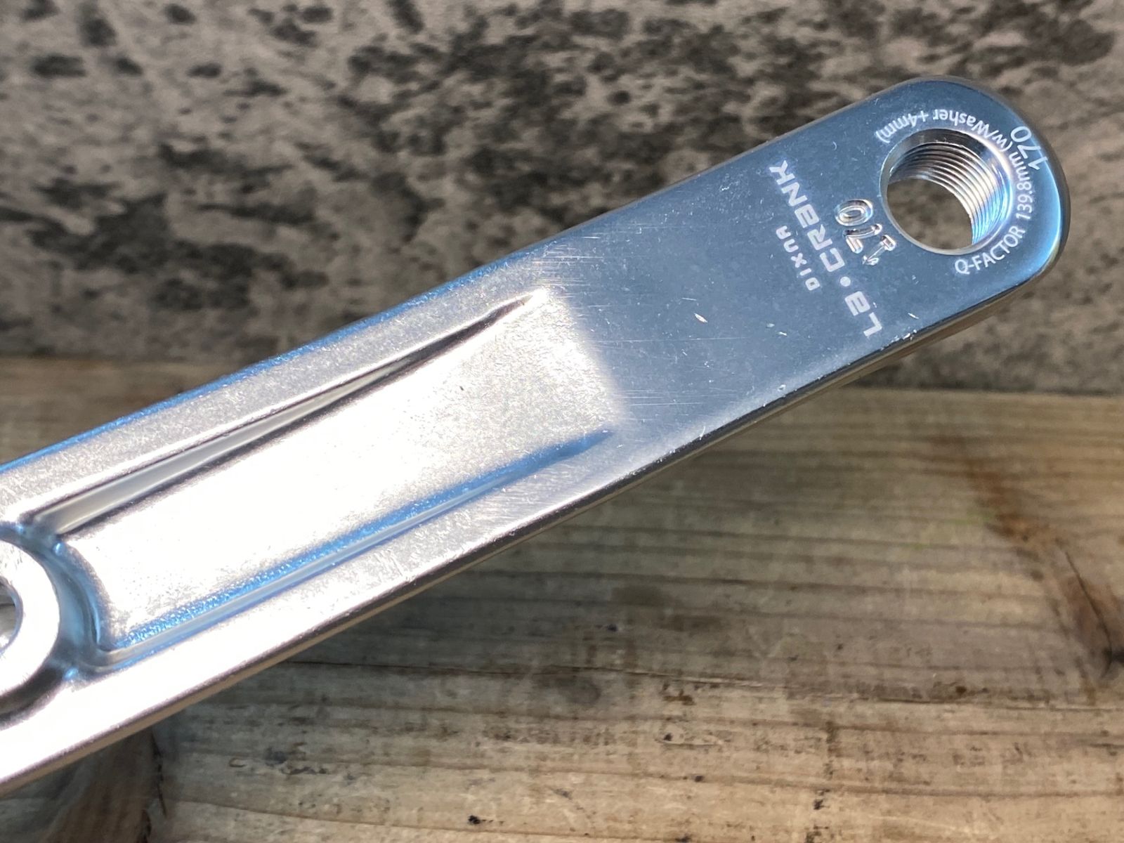 IY758 ディズナ Dixna ラクランク La・CRANK 右 クランクアーム 170mm