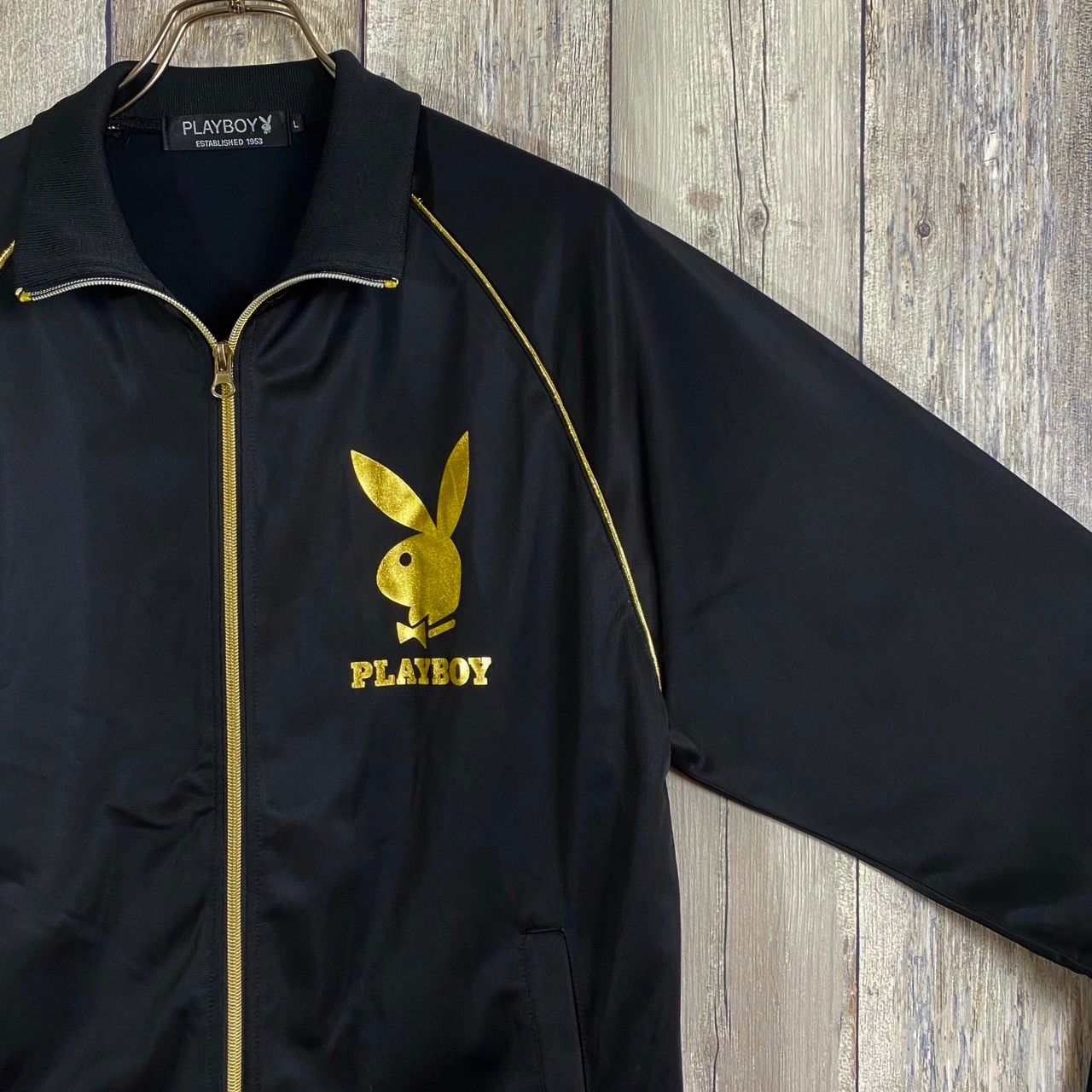 PLAYBOY プレイボーイ フルジップ ラグラン ジャージ トラック 