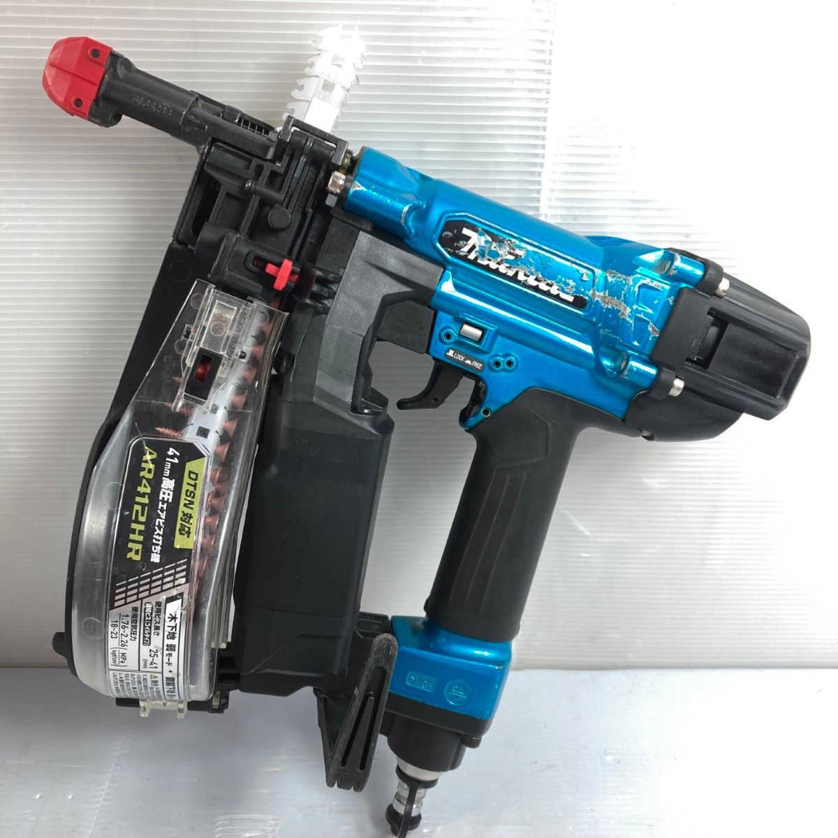 ＊＊MAKITA マキタ 25~41mm 高圧エアビス打ち機 ケース付 AR412HR ブルー WWW_NOITHATQUANGTHANH_NET