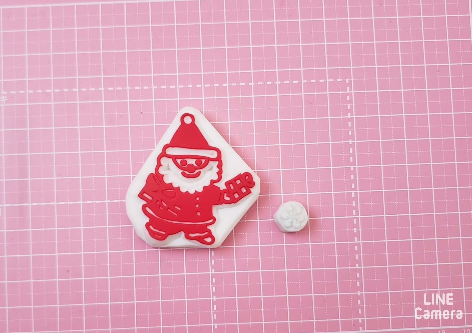 消しゴムはんこNo.468 サンタクロース merry christmas 消しゴムはんこNo.468 サンタクロース merry christmas