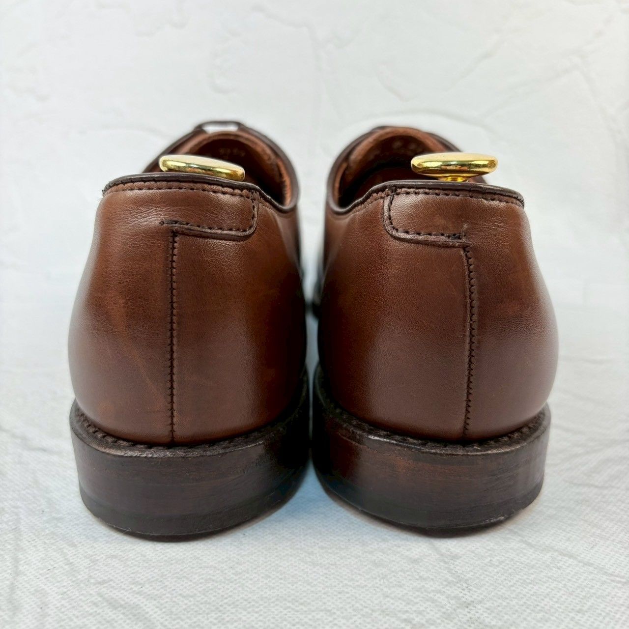 美品】Allen Edmonds アレンエドモンズ DELRAY Vチップ 外羽根 茶 US8
