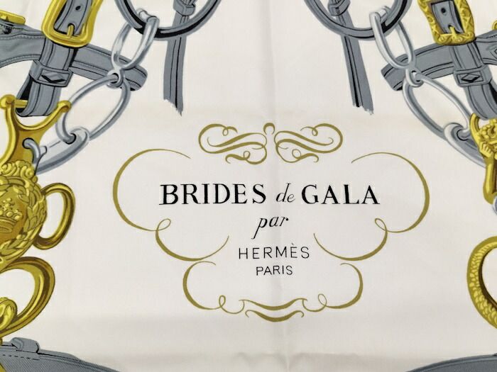 レアカラー エルメス スカーフ カレ90 大判　BRIDES de GALA エルメス HERMES/スカーフ カレ90 ブリッド・ドゥ・ガラ・ラブ
