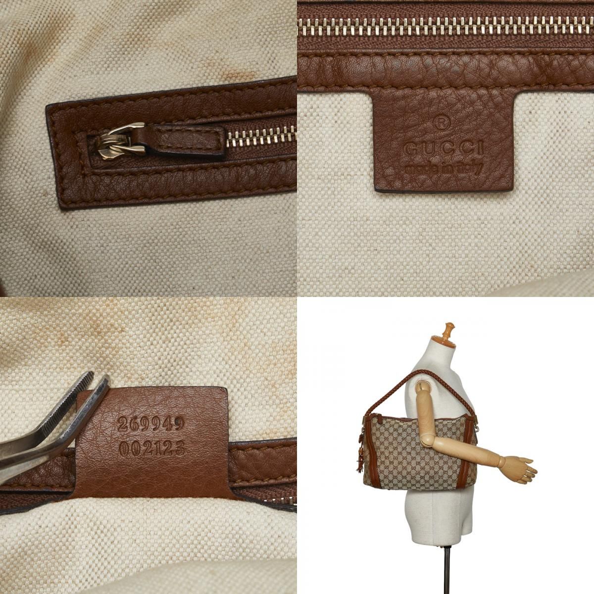 グッチ GGキャンバス ベラ バンブーリボンタッセル ワンショルダー 