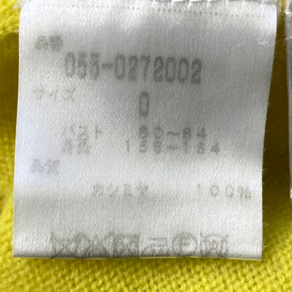サイズ：0 PEARLY GATES パーリーゲイツ  カシミヤニット パーカー  イエロー系 [240101469306] ゴルフウェア レディース ストスト サイズ：0 PEARLY GATES パーリーゲイツ カシミヤニット