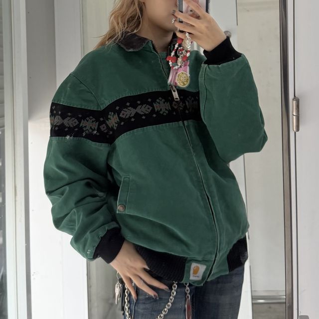 Carhartt/カーハート】希少”ネイティブ柄”サンタフェジャケット - メルカリ