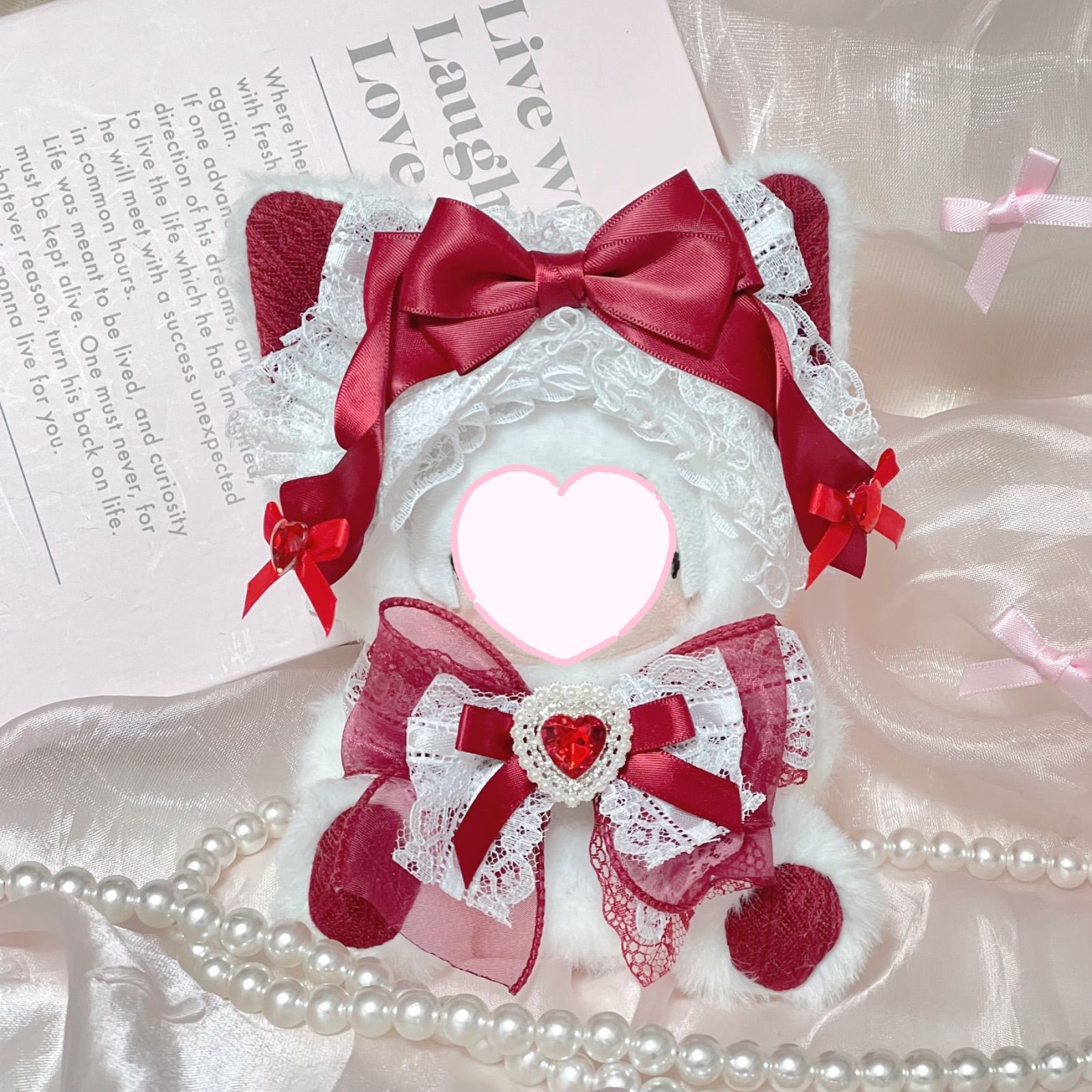 おすわりぬい服 全5色 10㎝ぬい 11〜15㎝ぬい present cat ねこちゃん