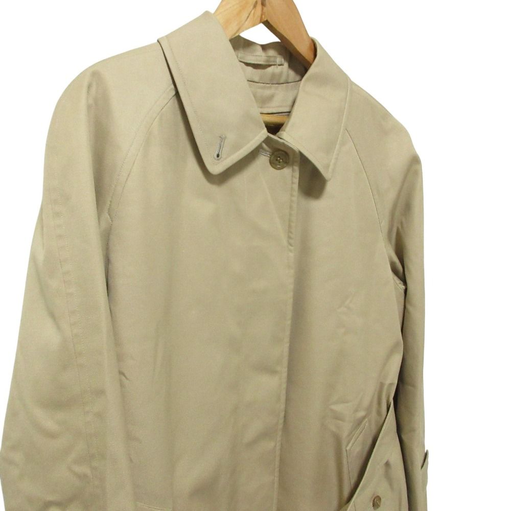 【美品】 バーバリー ギャバジン ステンカラーコート ウールライナー付 ベージュ 良品 クリーニング済 Burberry バーバリー ライナー付き ステン