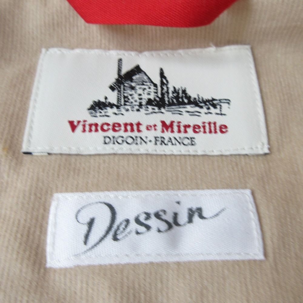 美品 VINCENT ET MIREILLE ヴァンソンエミレイユ ×Dessin デッサン 別注 ボアベスト ジレ ジャケット G58-21010 1 ベージュ系 レディース 古着 中古 美品 VINCENT ET MIREILLE ヴァンソンエミレイユ ×Dessin