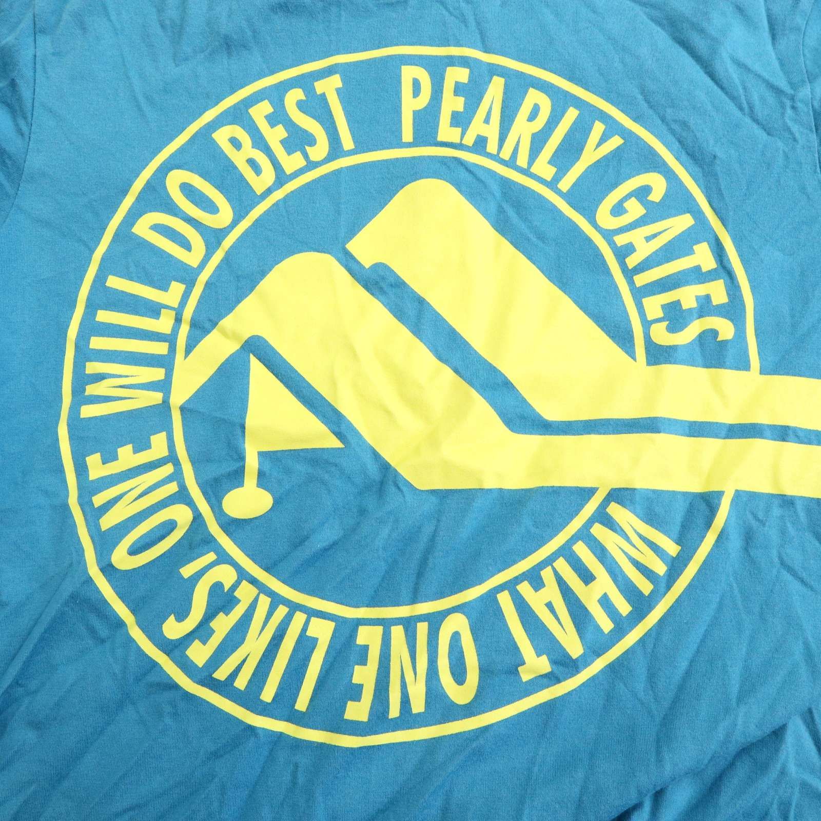 【極美品】PEARLY GATES(パーリーゲイツ) ブランドロゴ Tシャツ PEARLY GATES パーリーゲイツ 半袖Tシャツ ロゴボーダー柄