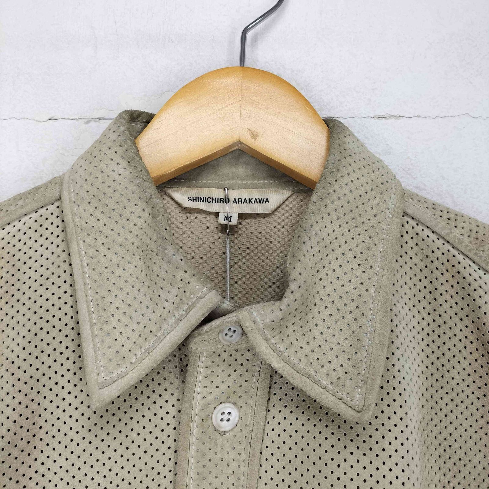 レア90s shinichiro arakawa長袖カットソー グレー 蛇柄 SHINICHIRO ARAKAWAのシンプルなスタイリングのパーカーをご紹介