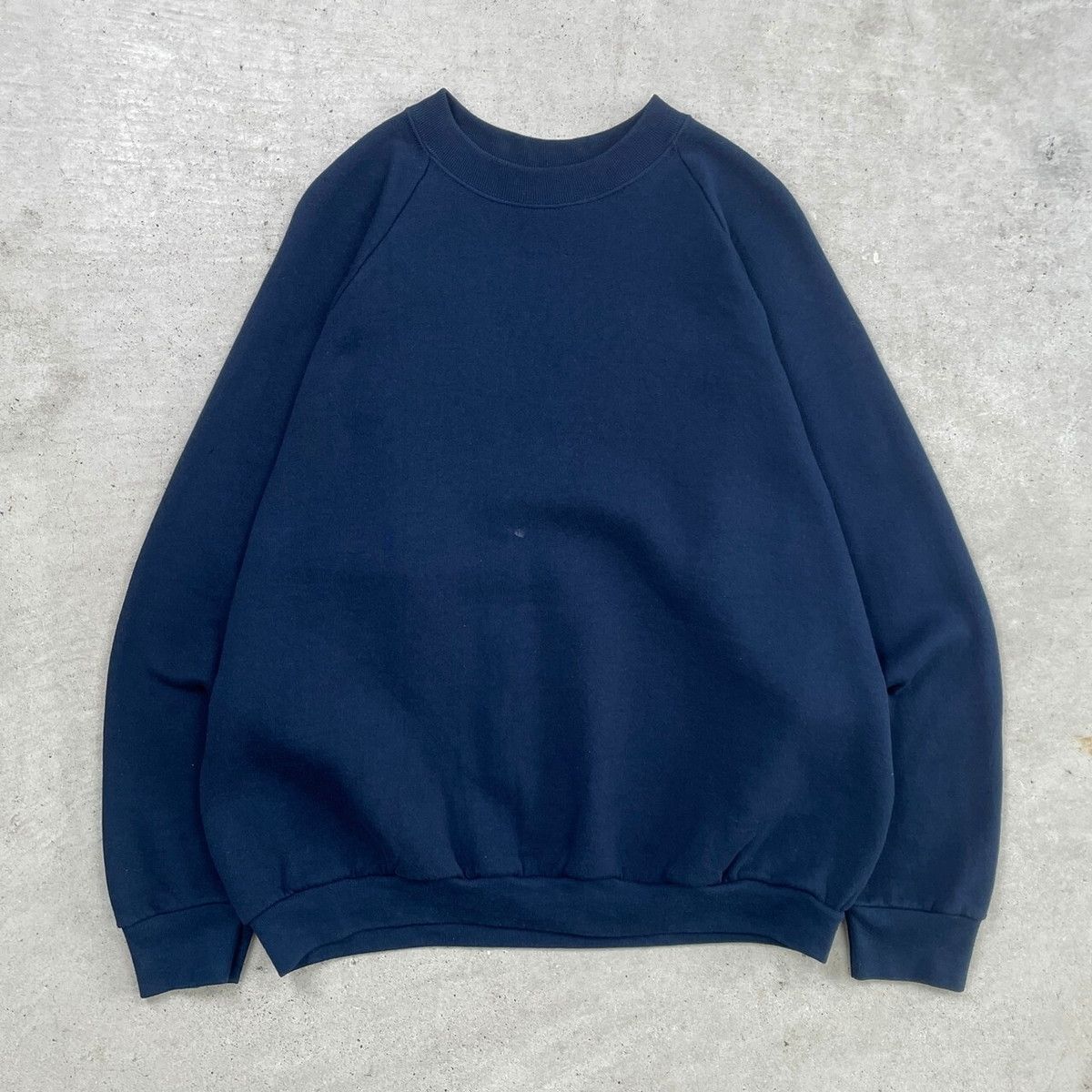 00年代 FRUIT OF THE LOOM フルーツオブザルーム ブランクスウェットシャツ ラグランスウェット 無地 メンズXL 
