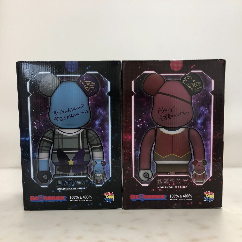 【史上最も激安】 BE@RBRICK × hololive 02w14558 宝鐘マリン ベア 星街すいせい アメコミ