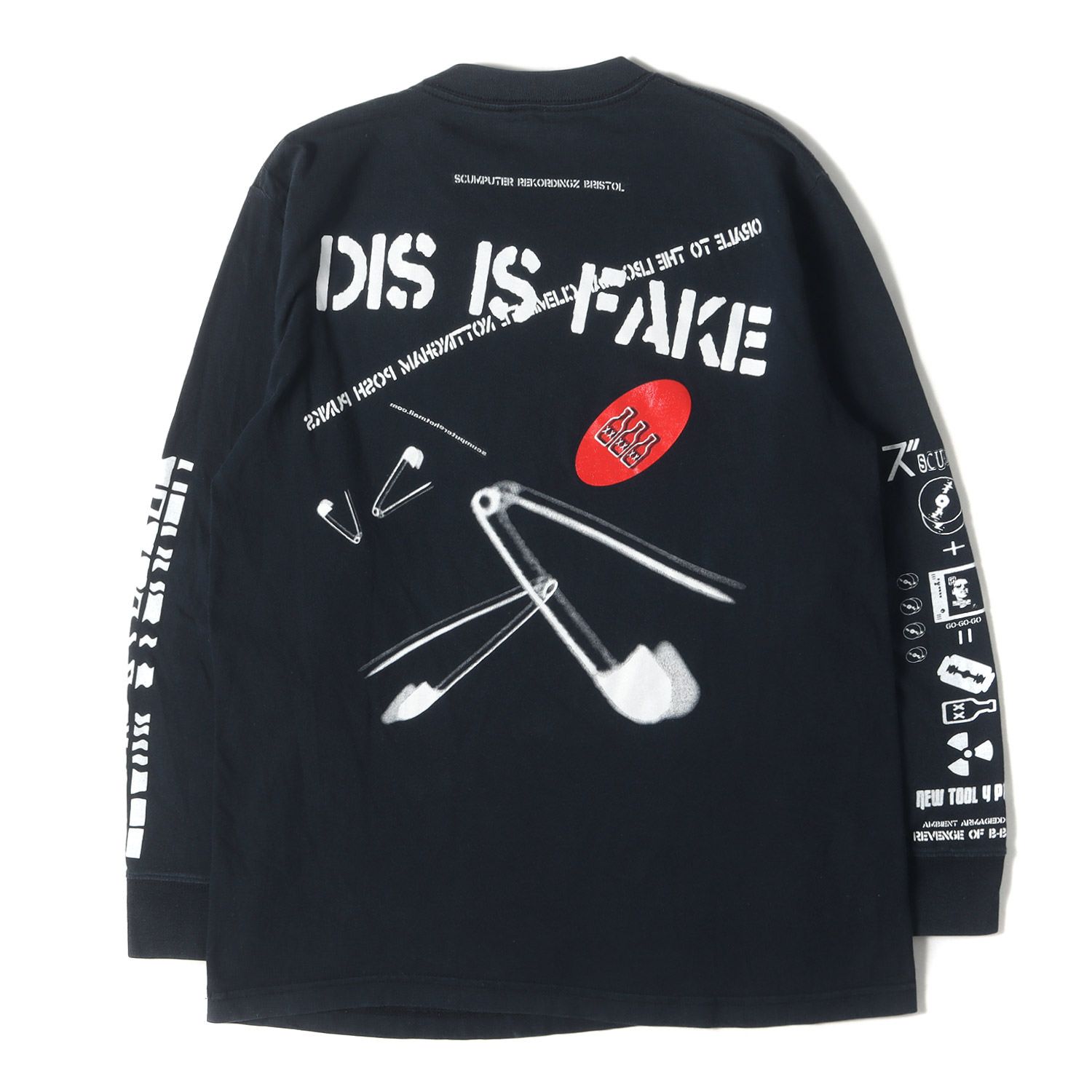 STLTH ステルス Tシャツ ブラック 黒 サイズ:L | グラフィック ロング 