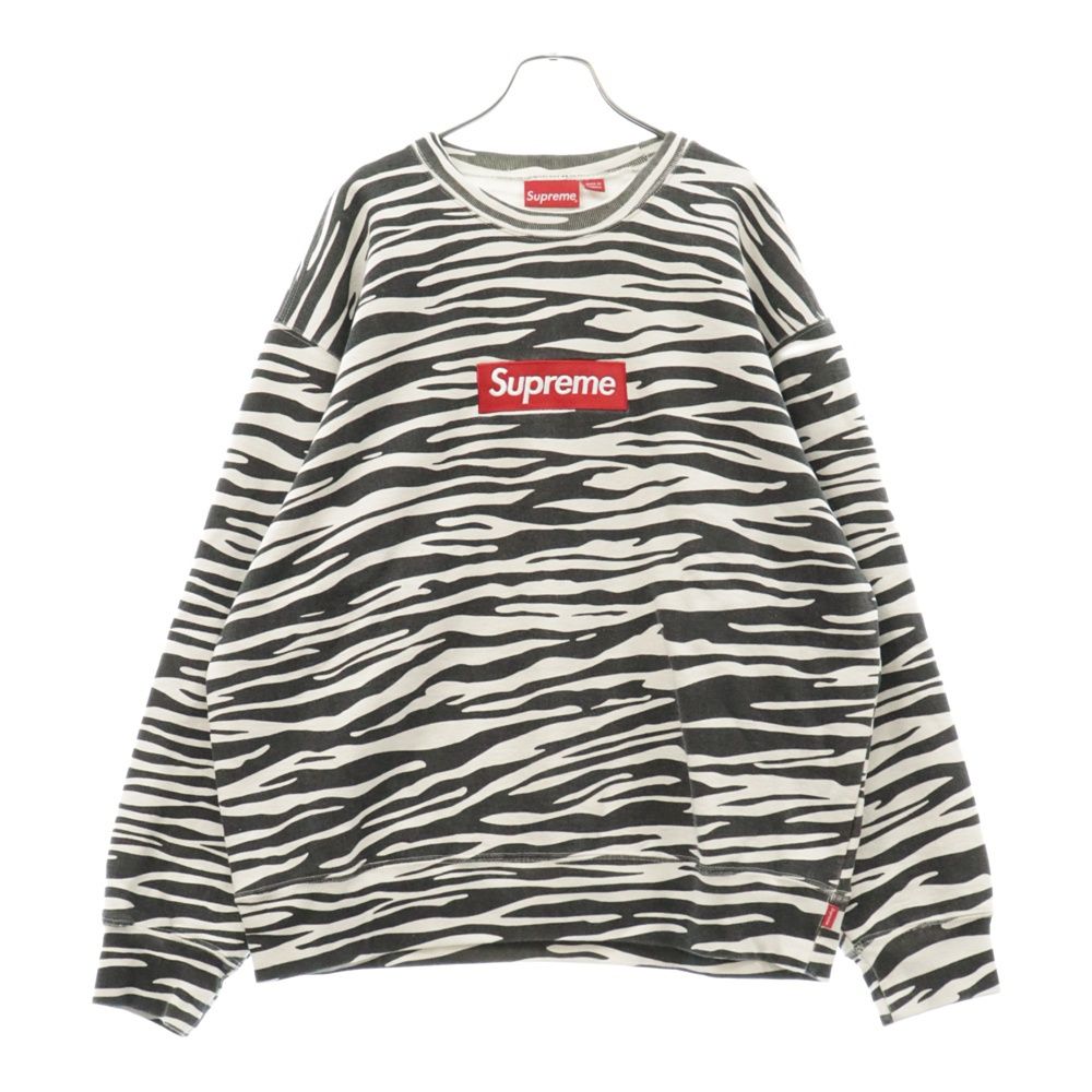 supreme シュプリーム　刺繍トレーナー Lサイズ Supreme シュプリーム スウェット L グレー トレーナー ボックス