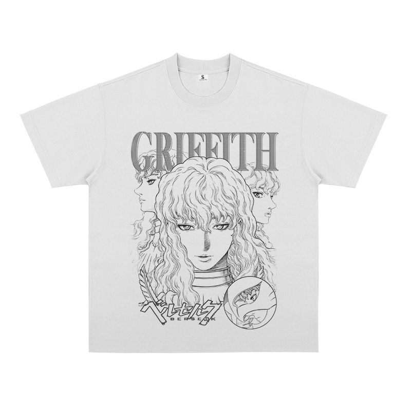 Tシャツ ベルセルク グリフィス プリントTシャツ メンズ アメリカン