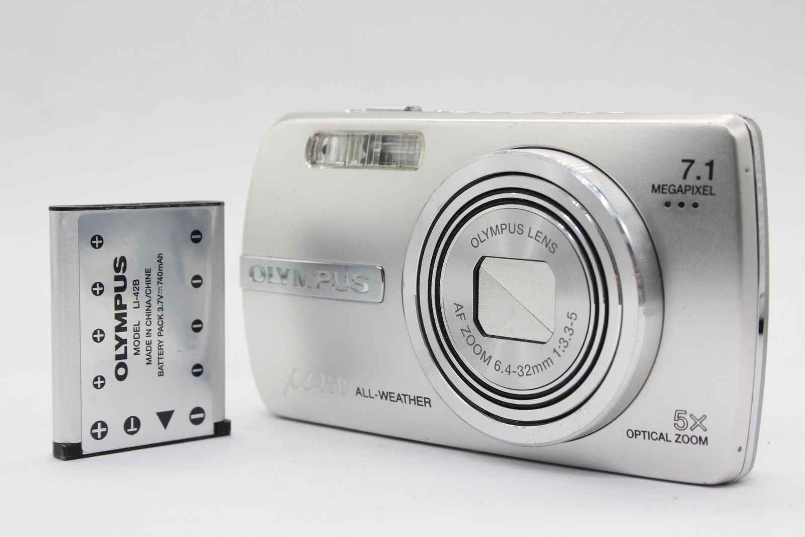 OLYMPUS µ750 シルバー オリンパス ミュー - デジタルカメラ