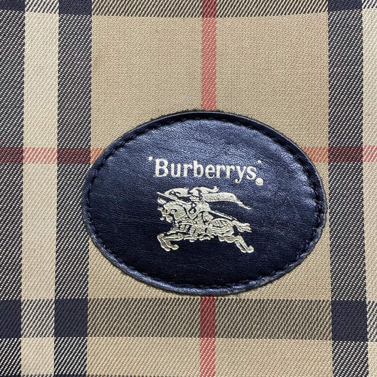 ✨未使用級✨ Burberry チェック柄 ボストンバッグ Burberry's(バーバリーズ) ボストンバッグ - ベージュ×黒×マルチ