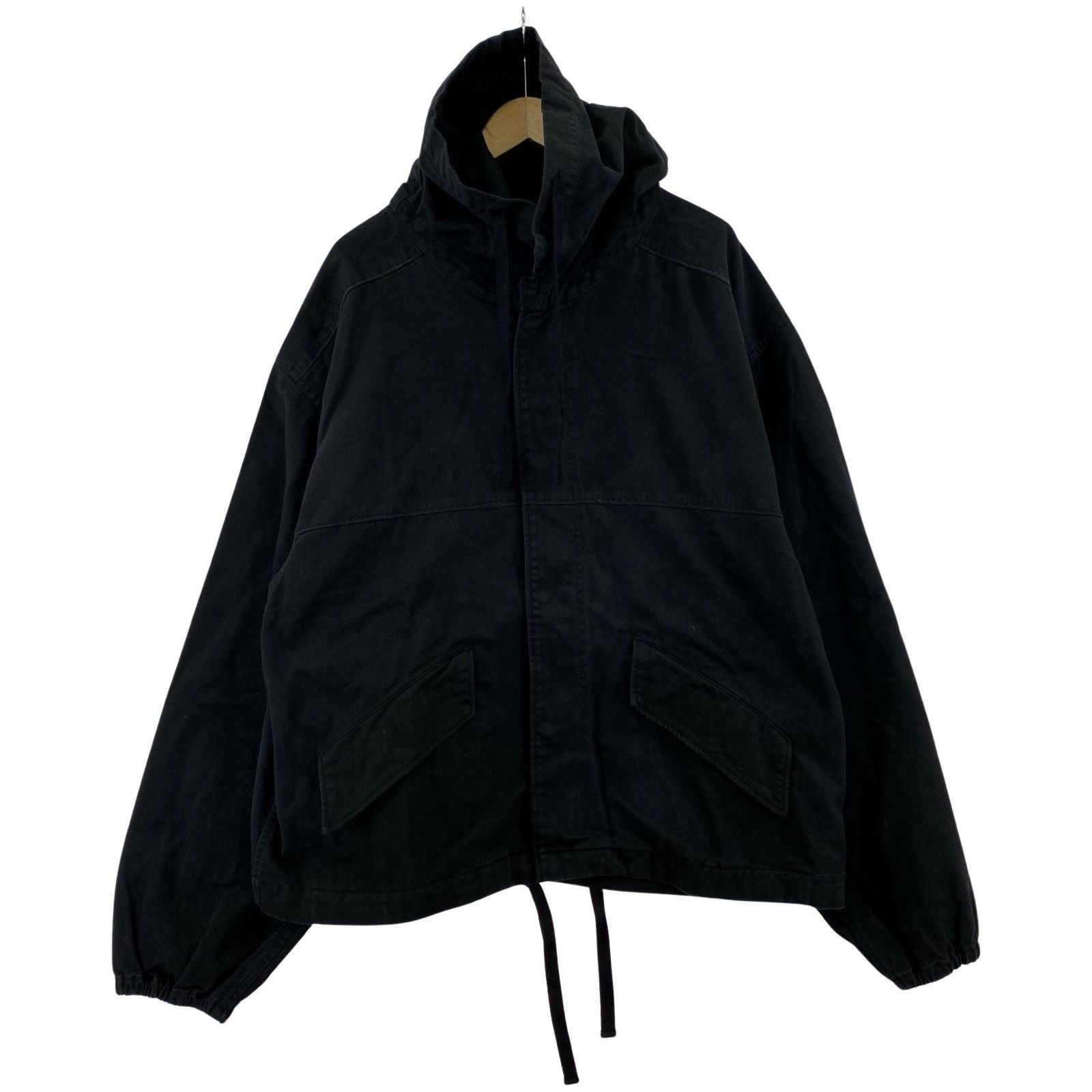 ANCELLM DRILL HOODIE JACKET 2 ブラック - メルカリ