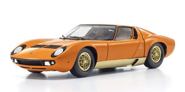 太郎くん　中古 美品 レンツ α-8 新品 京商オリジナル 1/18 ランボルギーニ ミウラ P400