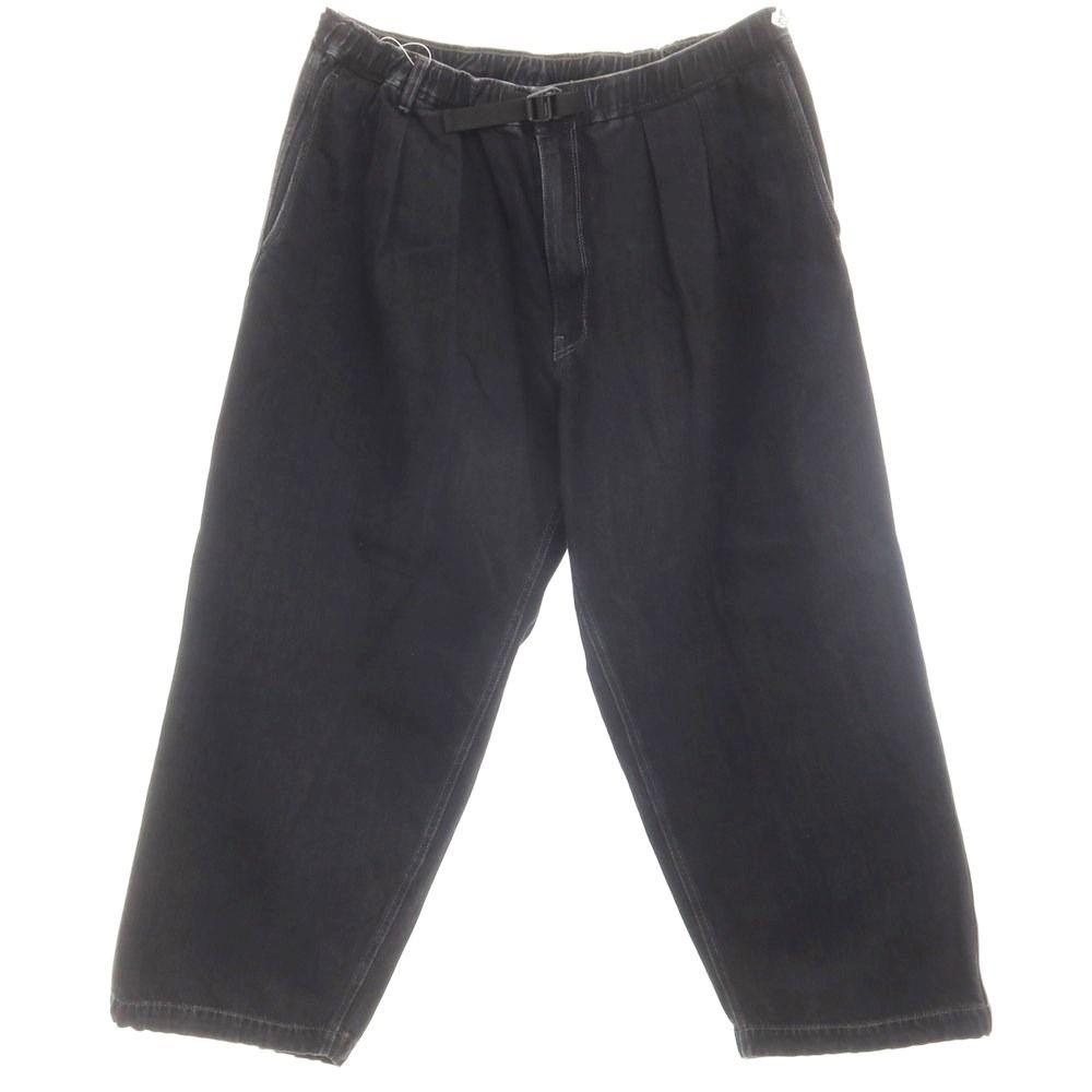 【中古】ビームス BEAMS 2024年春夏 イージー ワイドデニムパンツ ブラック【サイズL】【メンズ】