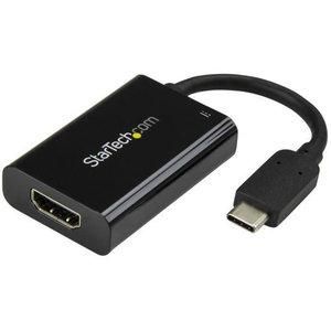 【新品・2営業日で発送】STARTECH.COM USB-C接続HDMIアダプタ Power Delivery CDP2HDUCP(CDP2HDUCP)