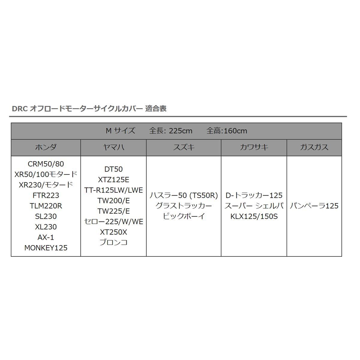 【色: シルバー/ブルー】DRC オフロードモーターサイクルカバー Mサイズ(全