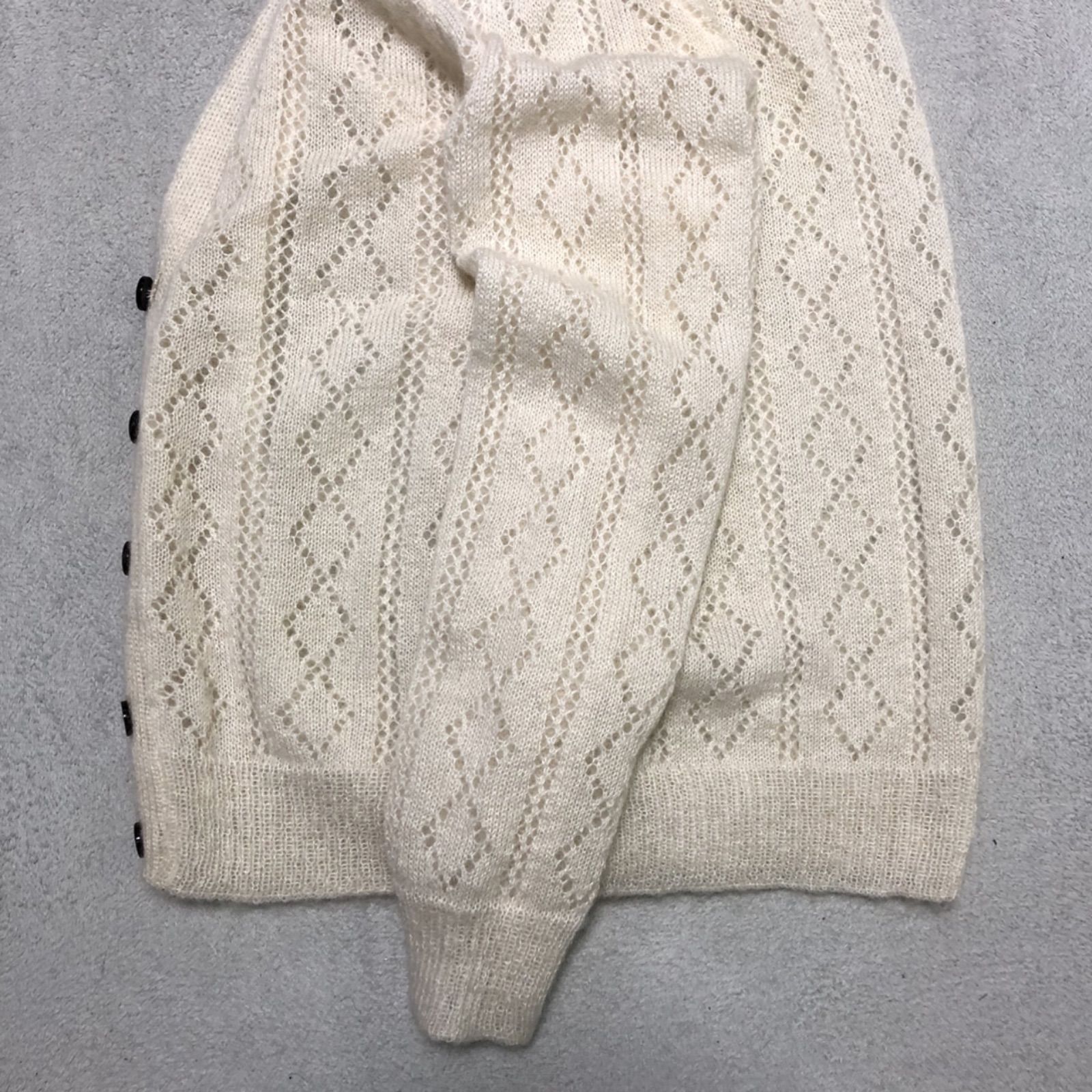 ERNEST W. BAKER Mohair Cardigan モヘアカーディガン モヘヤ ウール