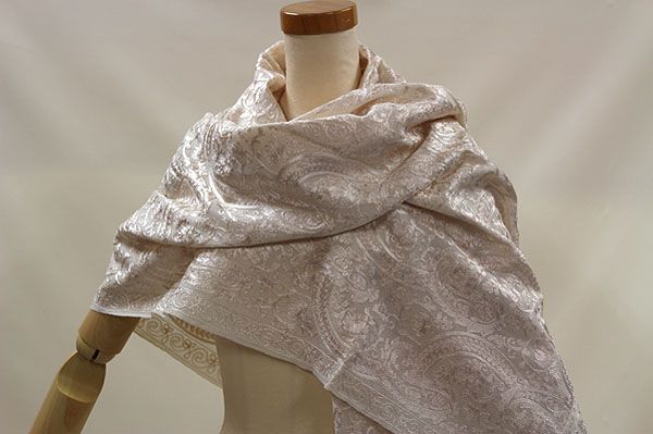新品未使用品！！ お洒落！！ カシミール刺繍ストール E - メルカリ