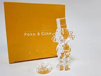 中古】 ケーキを作るペコちゃん クリスタル人形 不二家
