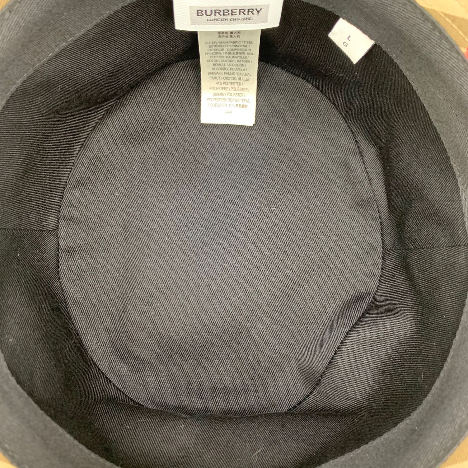 ノバチェック バケットハット