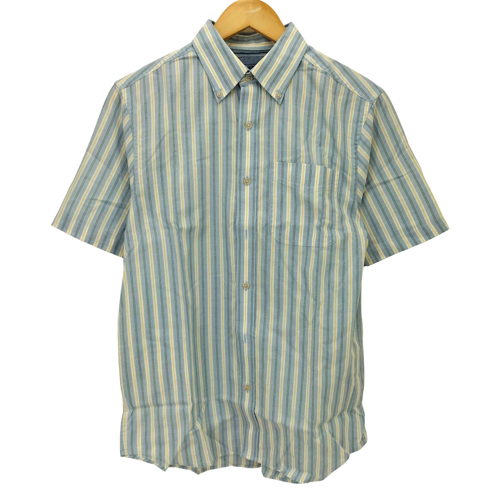 エルエルビーン L.L.Bean マルチストライプ ボタンダウン S/S シャツ 