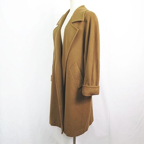 マックスマーラ MAX MARA カシミア コート アウター 38 キャメル