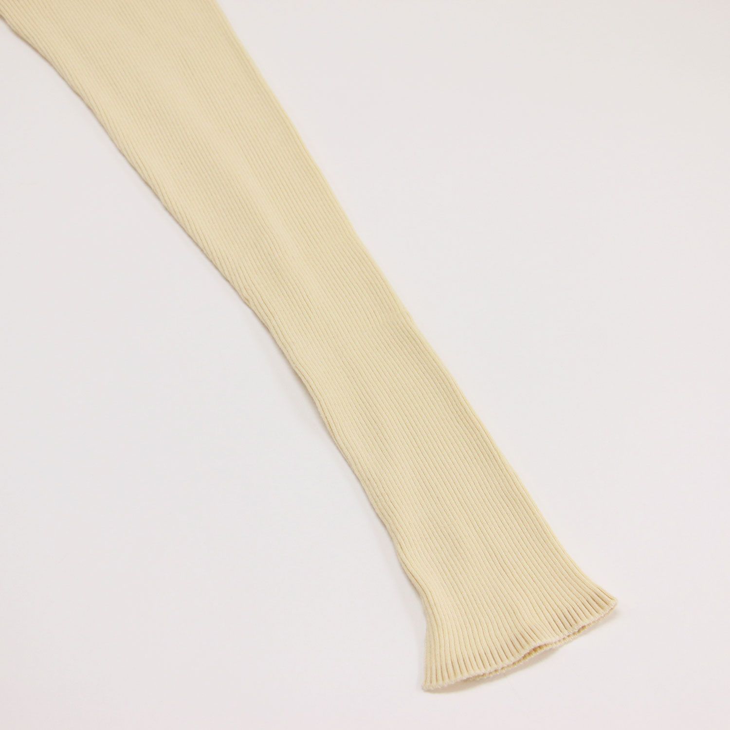 オーラリー リブ ニット タートルネック 白 クリーム size 3