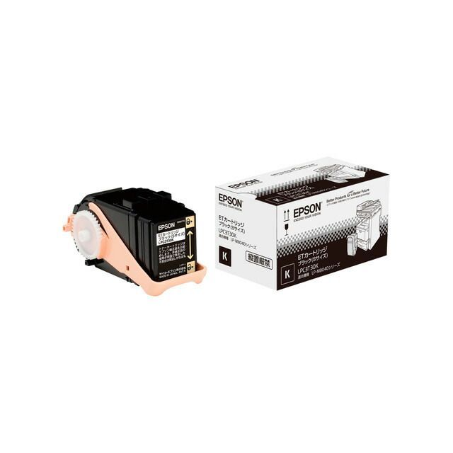 （まとめ買い）エプソン ETカートリッジ ブラック Sサイズ 1900ページ LPC3T30K 【3個セット】