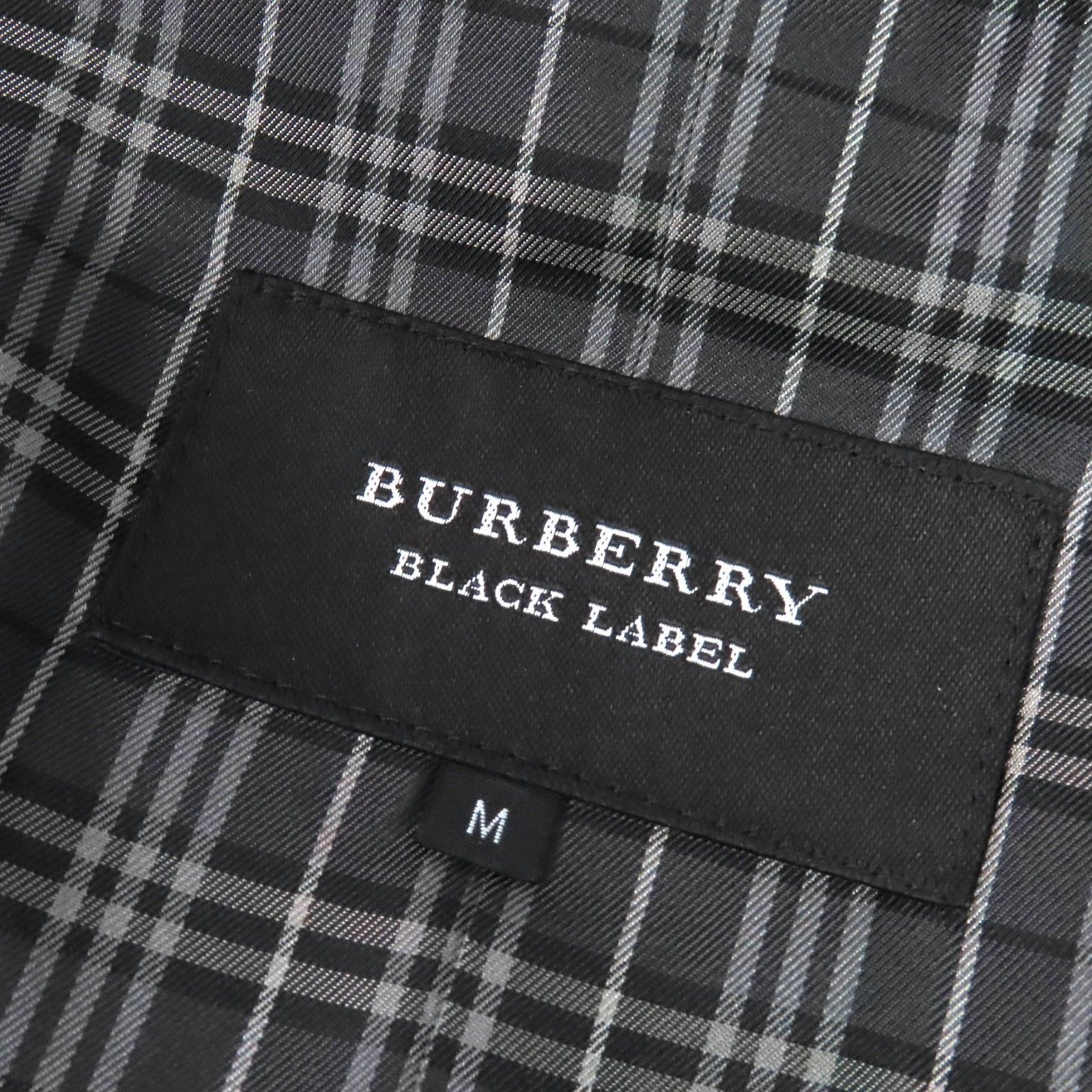 美品△BURBERRY BLACK LABEL バーバリーブラックレーベル 裏地チェック エポレット ロゴメタルボタン ダブルブレストジャケット M 正規品 美品△BURBERRY BLACK LABEL バーバリーブラックレーベル 裏地チェック