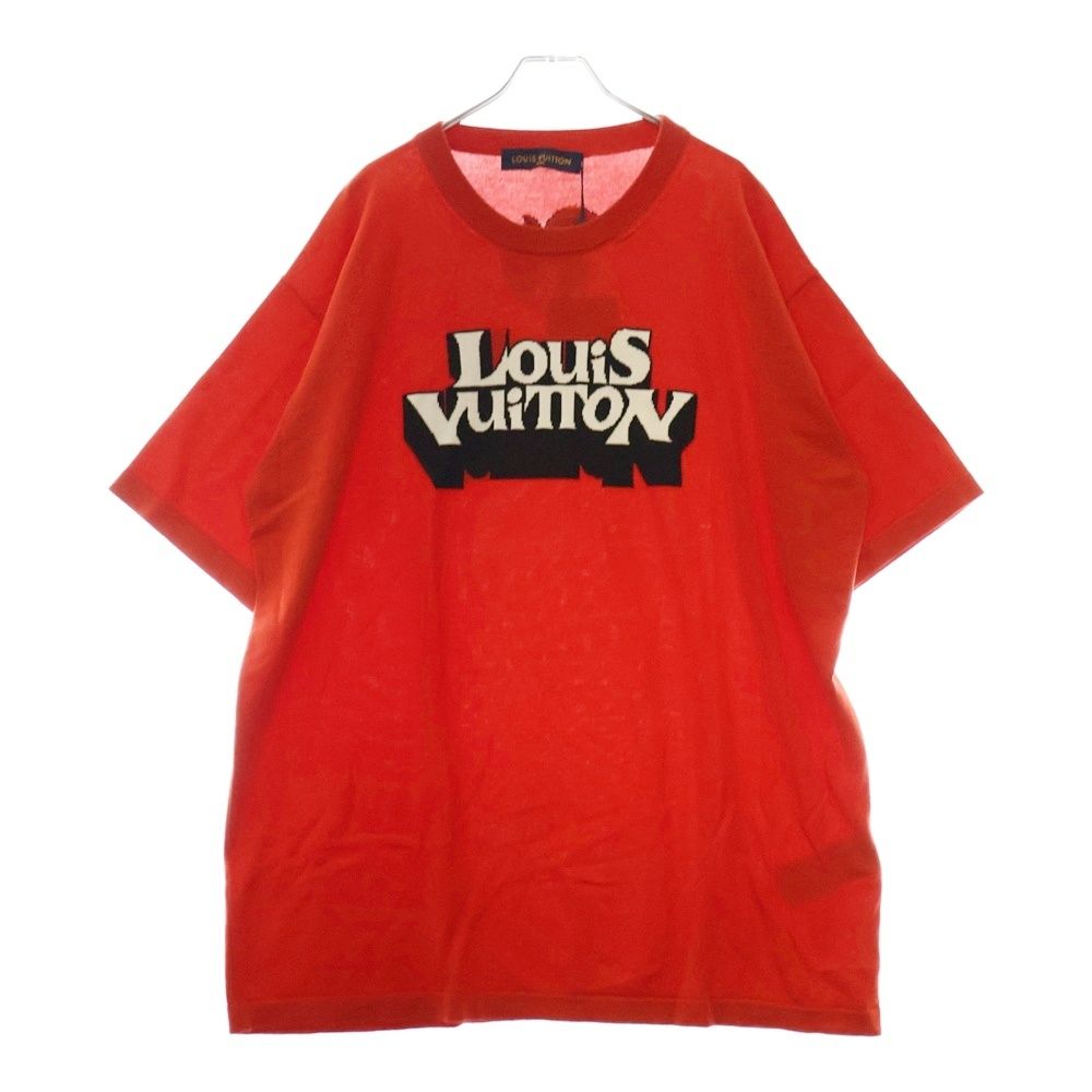 【特別訳あり特価】 VUITTON LOUIS (ルイヴィトン) T 半袖ニット ロゴデザイン 23SS トップス