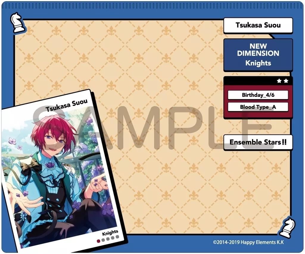 [Used] Mouse Pad Suzakura Tsukasa DECOPAD “Ansanburu Stars!!”