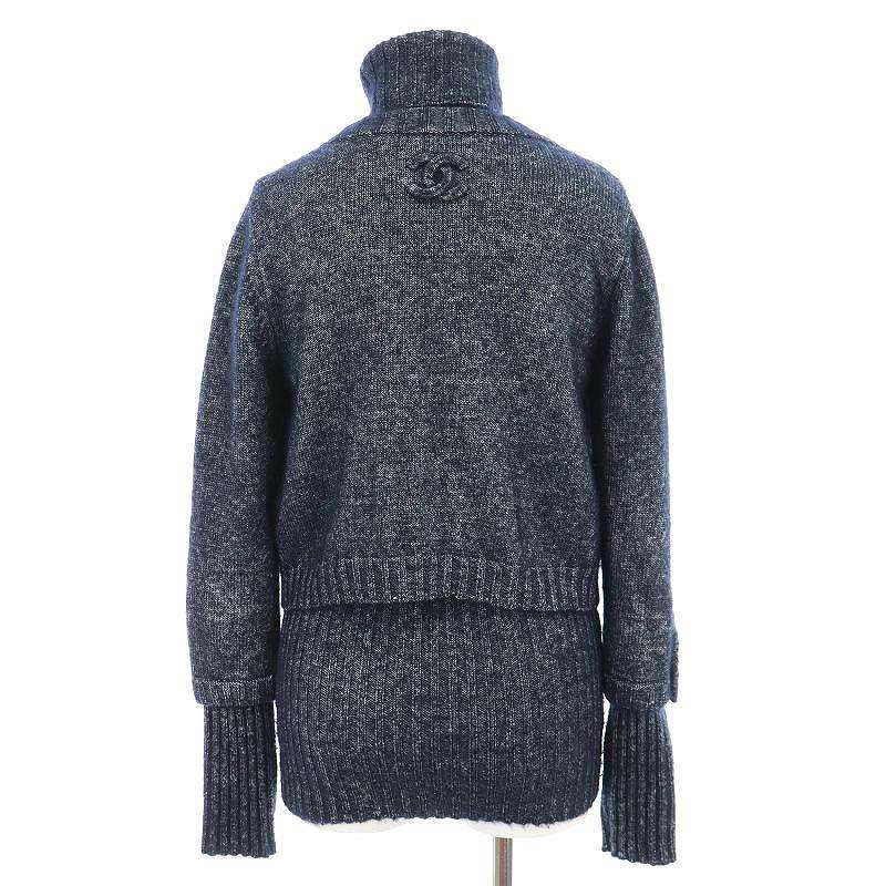 シャネル CHANEL 12A カシミヤ シルク ココマーク アンサンブル ニット