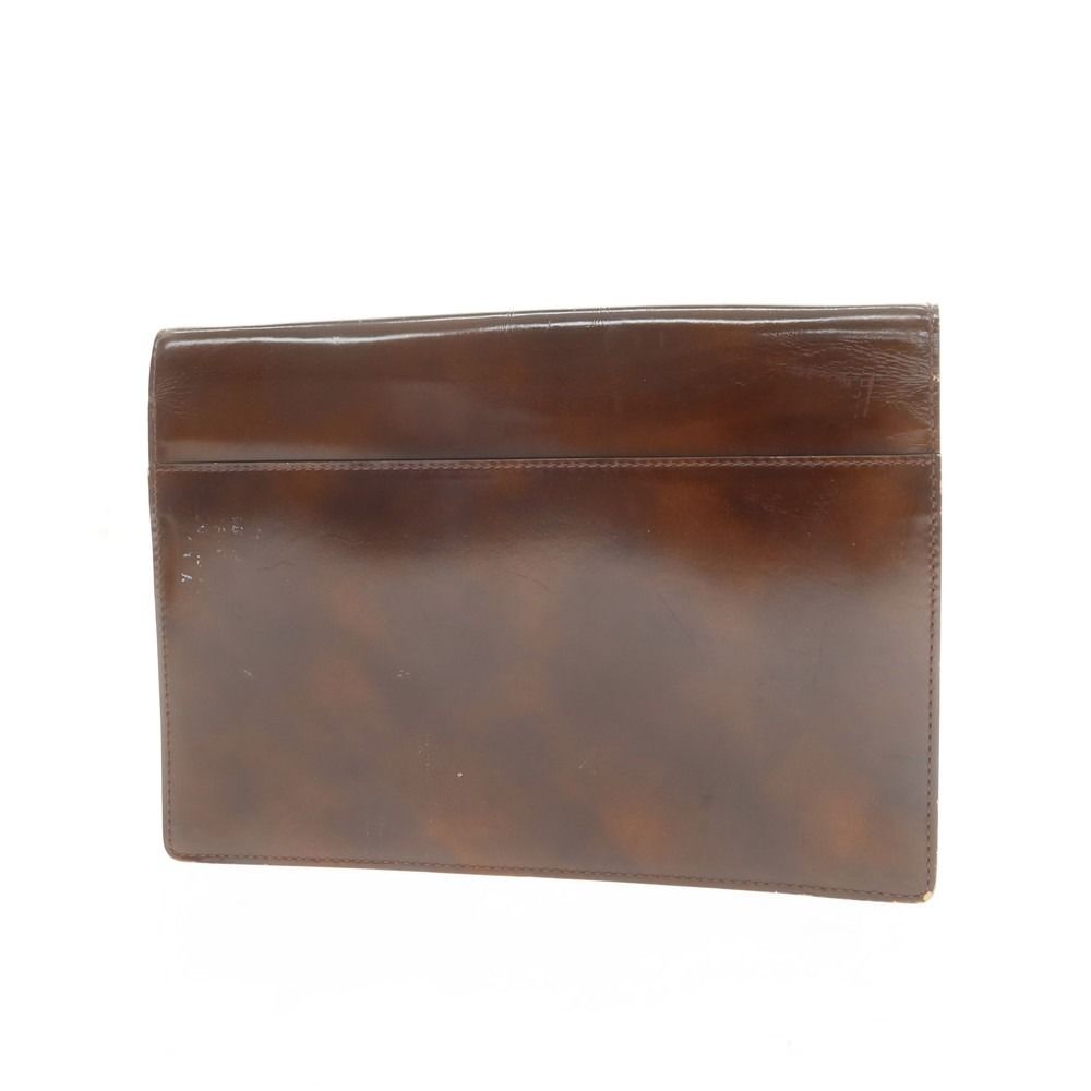 中古】ダンヒル Dunhill レザー クラッチバッグ ブラウン 中古】ダンヒル Dunhill レザー クラッチバッグ ブラウン