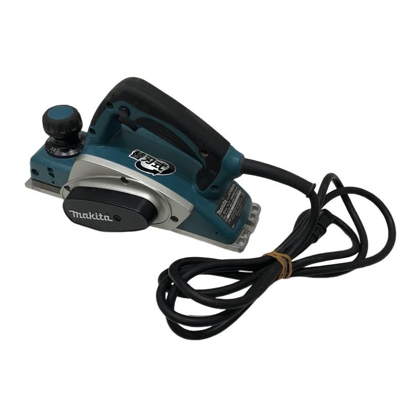 makita マキタ 82mm 電気カンナ KP0800A マキタブルー 電動工具 2014年4月製造 簡易稼働 済 22509K478