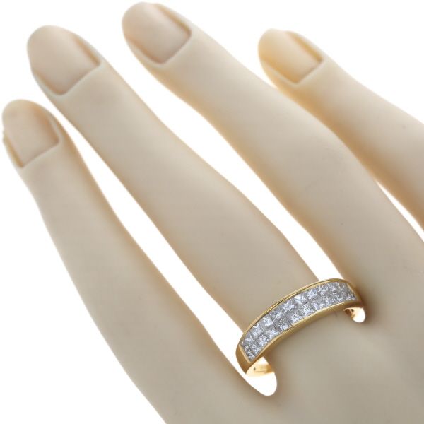 ネックレス K18 YG ダイヤモンドネックレス 0.10ct
