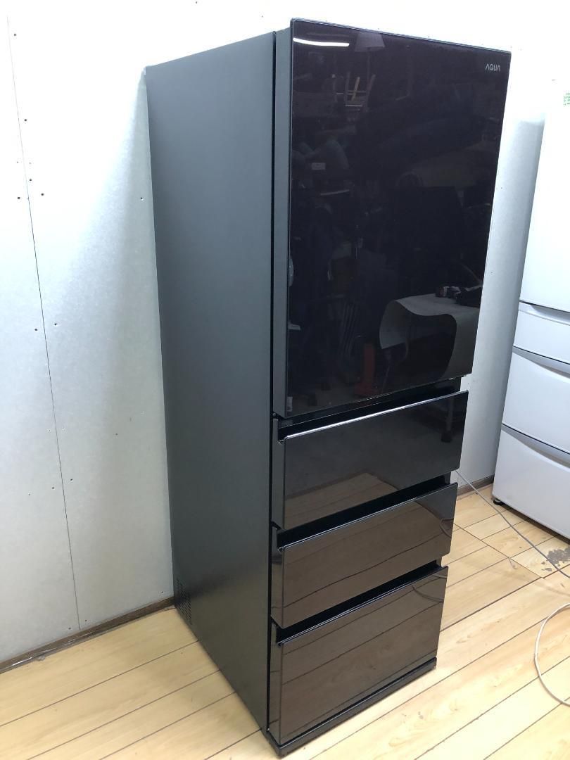 美品 アクア AQUA 大容量 430L 4ドア大型冷凍冷蔵庫 AQR-VZ43J(T) 2019 