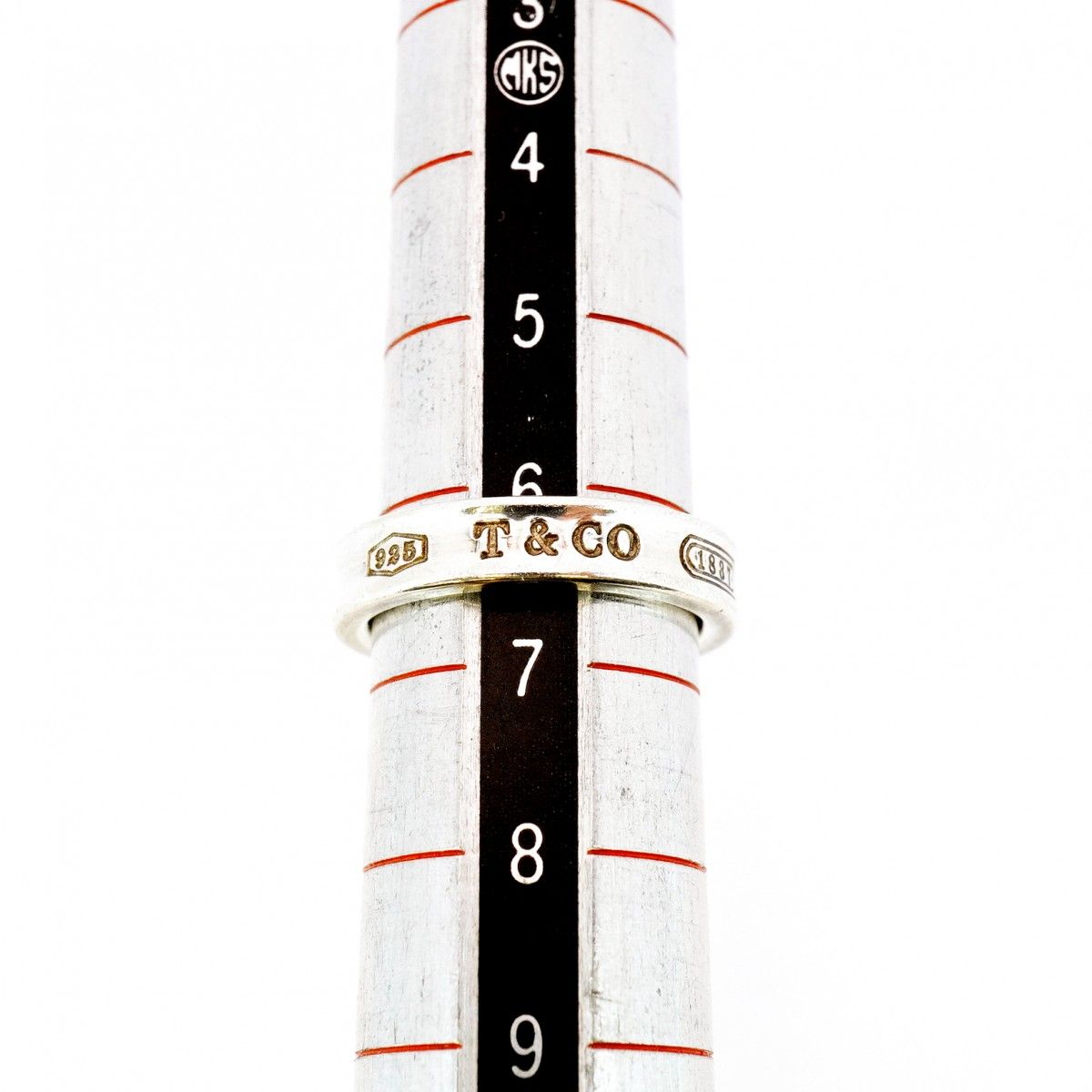 ティファニー　ナローリング　6.5号　シルバー925 楽天市場】【中古】 TIFFANY&Co. ティファニー ナローリング