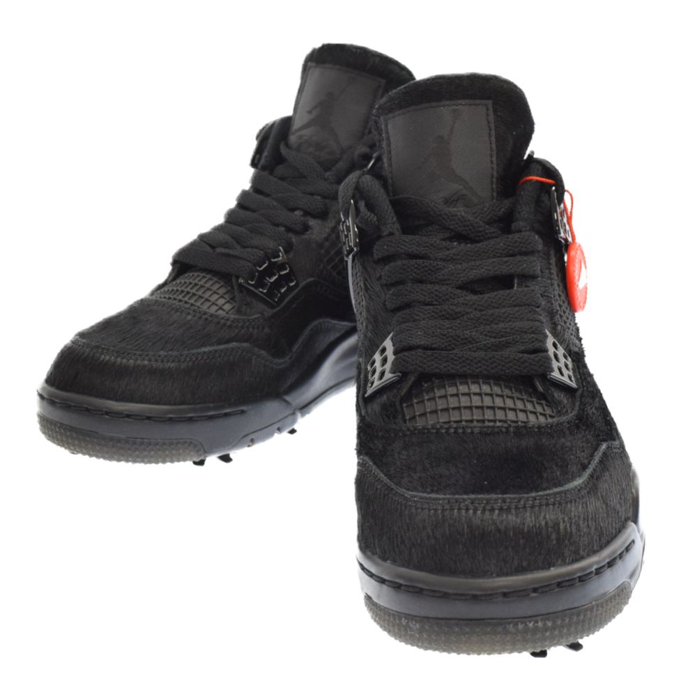 NIKE (ナイキ) Air Jordan 4 Golf Black Cat ナイキ エアジョーダン4 