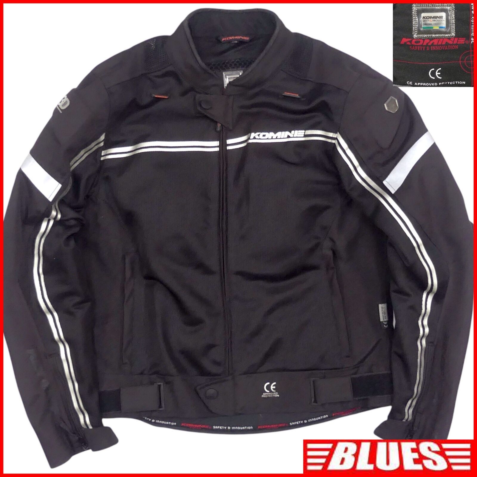 KOMINE コミネ レーシングジャケット XL ライダース メッシュ 