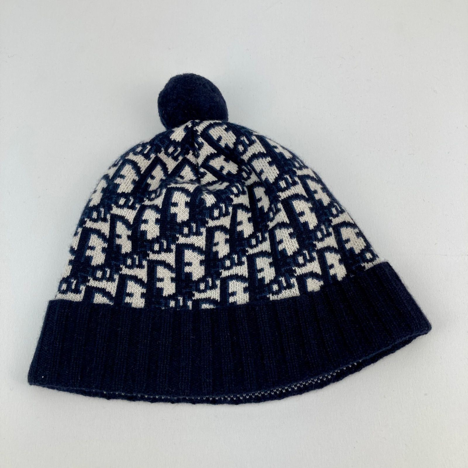 箱付き【極美品】Christian Dior ディオールポンポン ビーニー