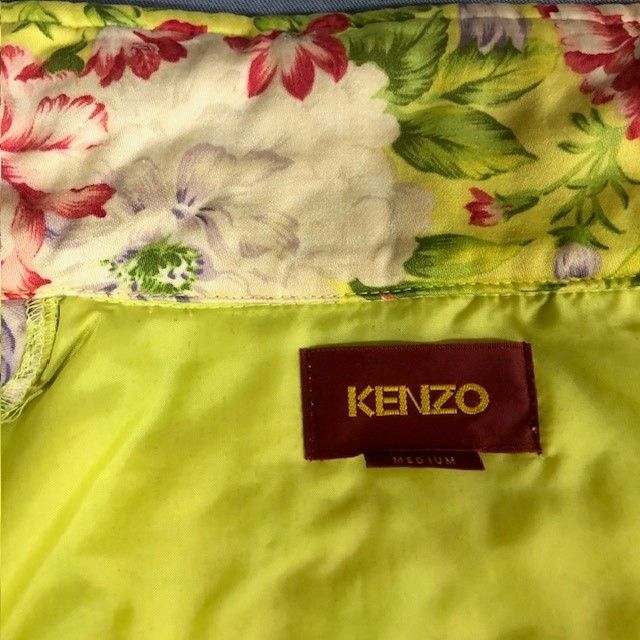 KENZO 日本製 中綿 フラワープリント ジャケット サイズM