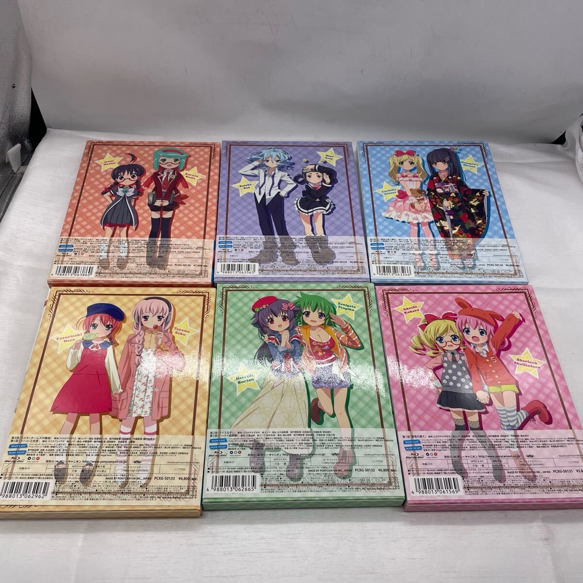 N3437/100/0】Blu-ray☆探偵オペラ ミルキィホームズ 全6巻セット(初回生産