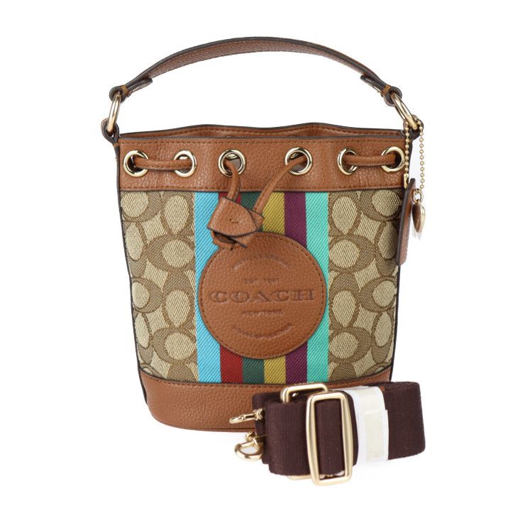 COACH コーチ デンプシー ドローストリング バケット 15 ハンドバッグ 