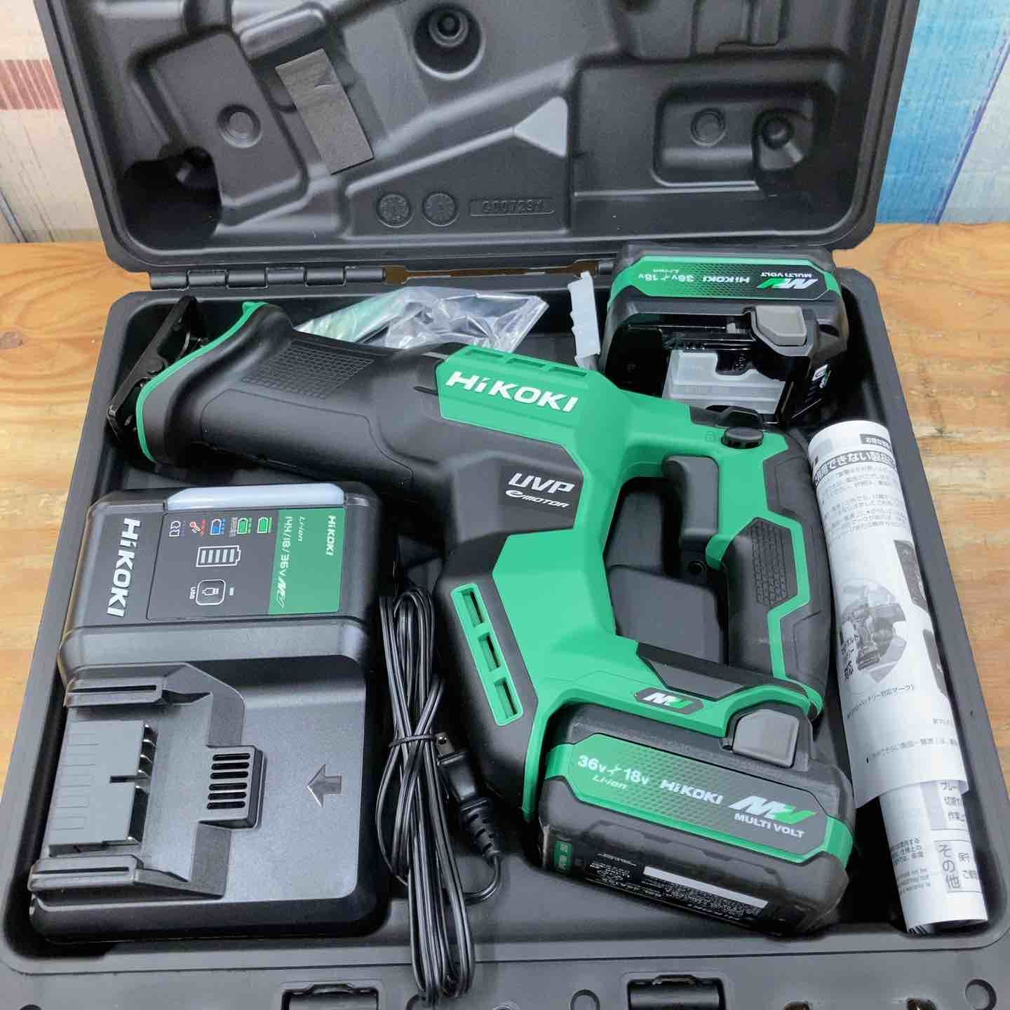 HiKOKI(ハイコーキ/旧日立工機) コードレスセーバソー CR12DA(NN) 10.8V 本体のみ 充電式 コードレスセーバソー：CR18DA